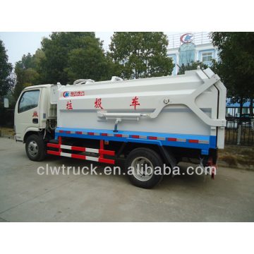 Dongfeng 4m3 chariot à ordures latérales, 4x2 compacteur à ordures